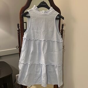 Tuckernuck Pomander Place Light Blue Tiered Tunic